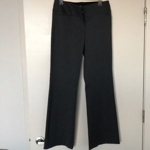 Charcoal Wide Leg Business Pant